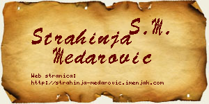 Strahinja Medarović vizit kartica